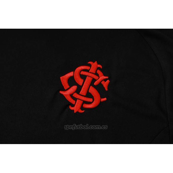 Chandal del SC Internacional Manga Corta 2024-2025 Negro - Pantalon Corto